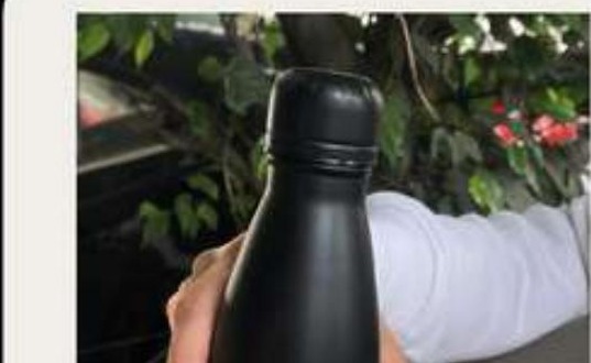 Termo metálico, referencia de la línea de bebidas